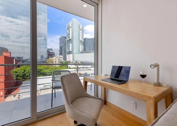 305 1br Capitalia Modern With Rooftop Jacuzzi Gym Apartamento