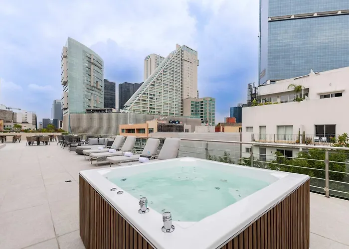 Apartamento 305 1br Capitalia Modern With Rooftop Jacuzzi Gym México DF